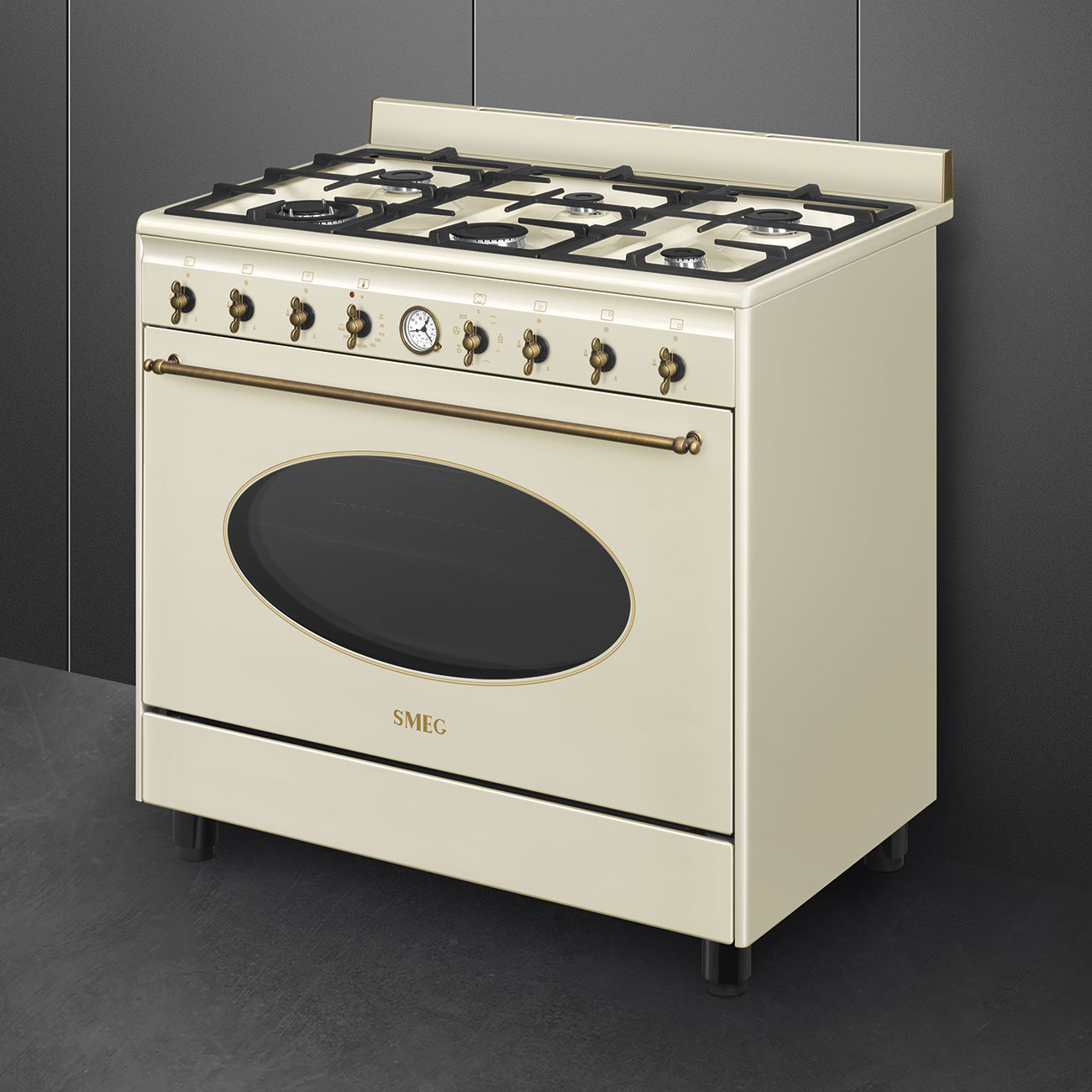 Купить Комбинированная плита Smeg CO96GMP9 — Фото 3