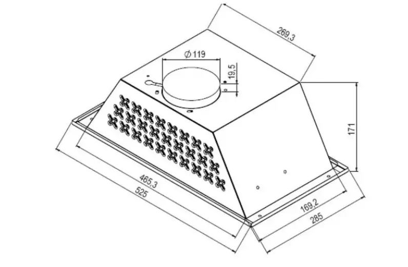 Купить Вытяжка встраиваемая Delonghi COSETTA 510 IM * — Фото 4