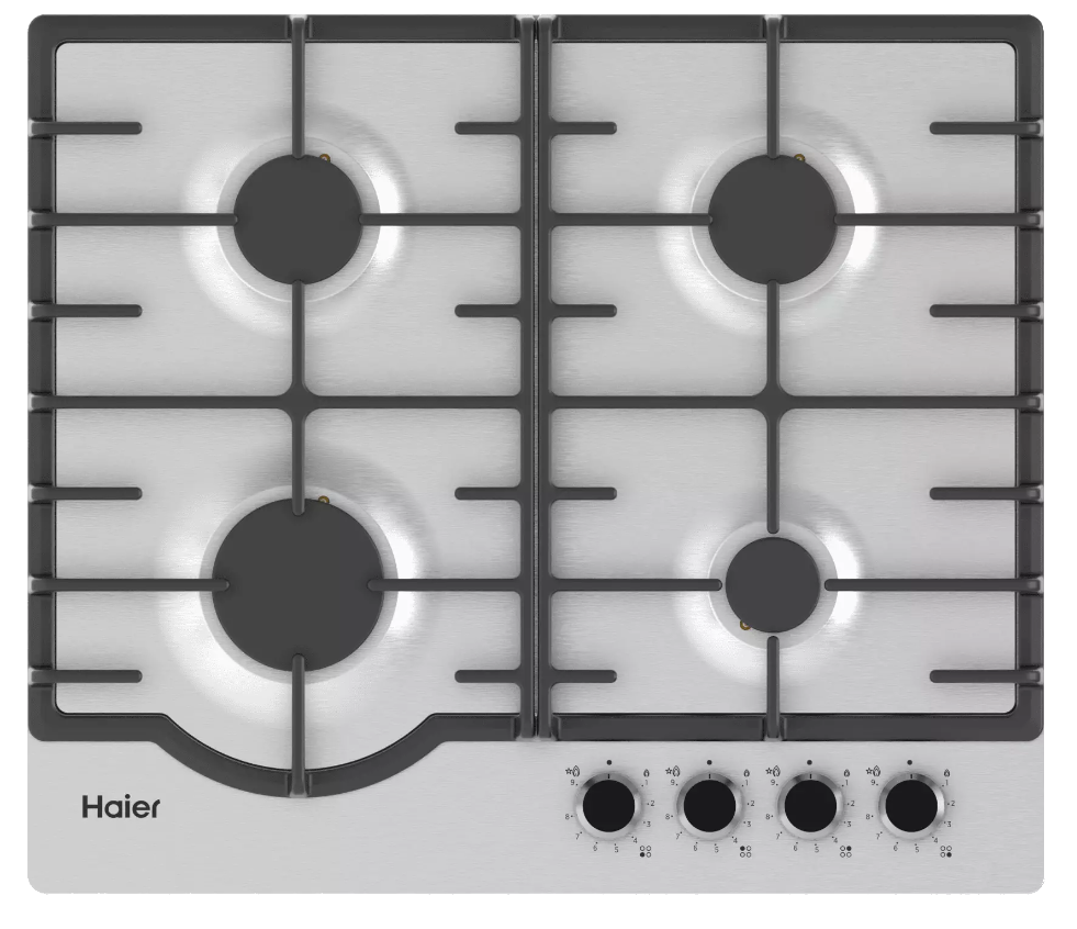 Газовая варочная панель Haier HHX-M64RNVX																		 — описание, фото, цены в интернет-магазине PT Stores
