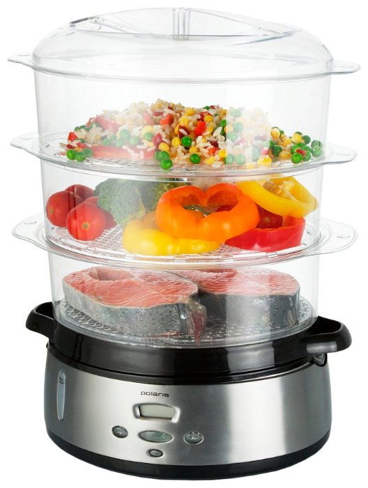 Пароварка POLARIS PFS 0305AD																		 — описание, фото, цены в интернет-магазине PT Stores