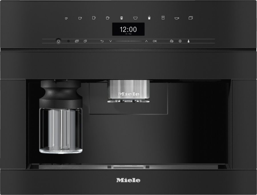 Встраиваемая кофемашина MIELE CVA 7440 OBSW чёрный обсидиан																		 — описание, фото, цены в интернет-магазине PT Stores