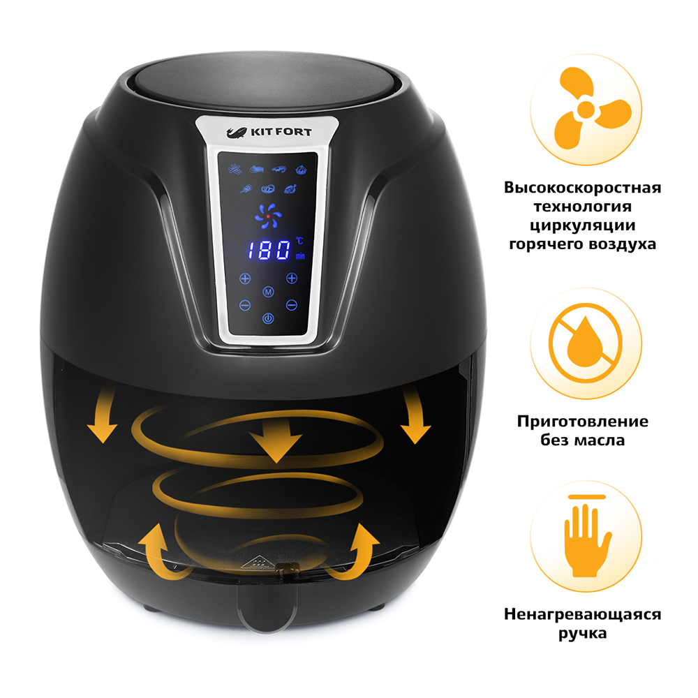 Купить Аэрогриль Kitfort KT-2207 — Фото 2