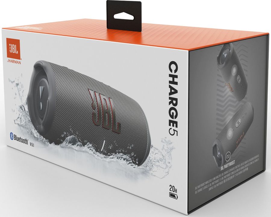 Купить Портативная акустика JBL CHARGE 5 серый — Фото 8