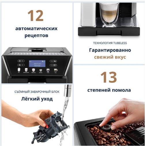 Купить Кофемашина Delonghi ECAM 46.860.W — Фото 3