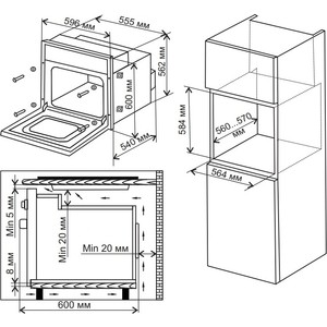 Купить Электрический духовой шкаф Electronicsdeluxe 6003.01 эшв-070 — Фото 4