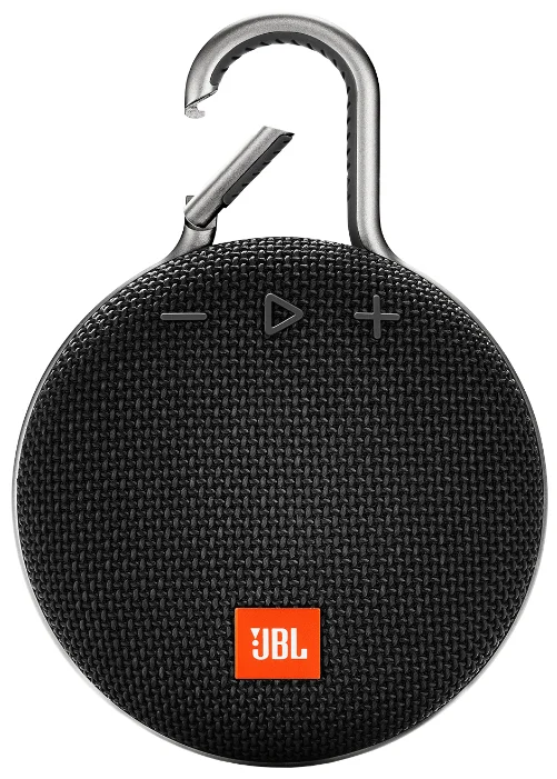 Портативная акустика JBL CLIP 3 black																		 — описание, фото, цены в интернет-магазине PT Stores