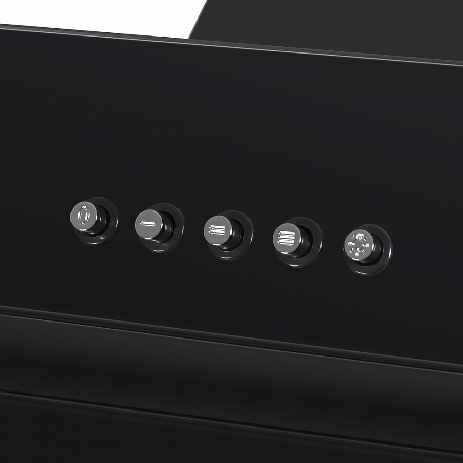 Купить Наклонная вытяжка MAUNFELD YORK PUSH 60 ЧЕРНЫЙ — Фото 9