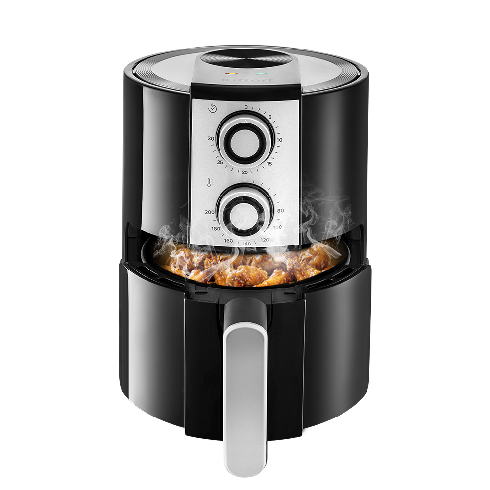 Аэрогриль Kitfort КТ-2230 черный																		 — описание, фото, цены в интернет-магазине PT Stores