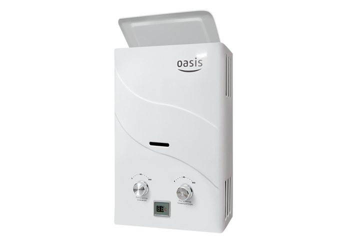 Водонагреватель газовый Oasis Oasis B-12W																		 — описание, фото, цены в интернет-магазине PT Stores