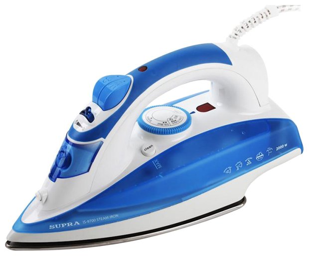 Утюг SUPRA IS-9700 синий/белый																		 — описание, фото, цены в интернет-магазине PT Stores