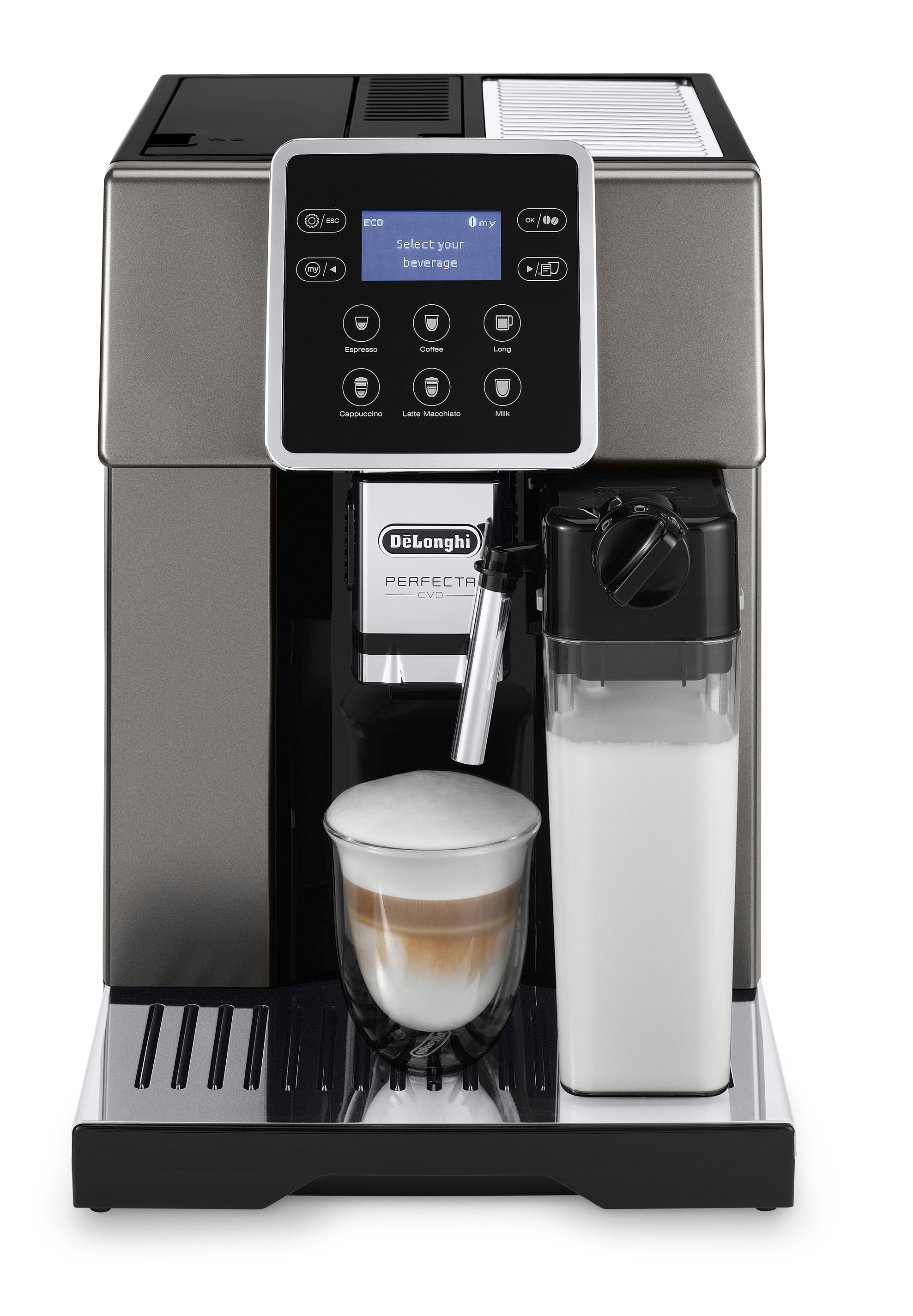 Кофемашина Delonghi ESAM 420.80.TB																		 — описание, фото, цены в интернет-магазине PT Stores