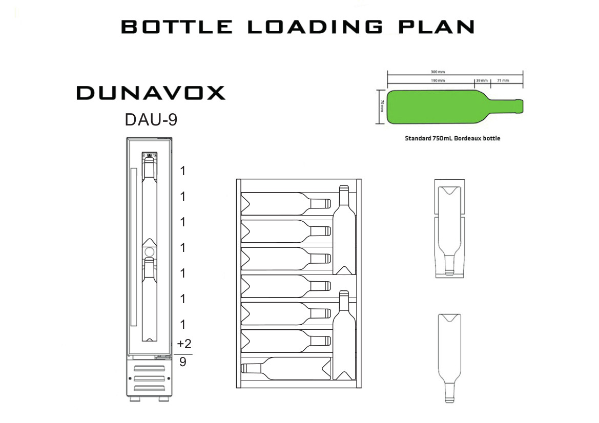 Купить Встраиваемый винный шкаф DUNAVOX DAU-9.22SS — Фото 2