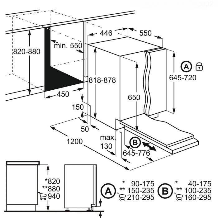 Купить Встраиваемая посудомоечная машина Electrolux EEA 912100 L — Фото 8