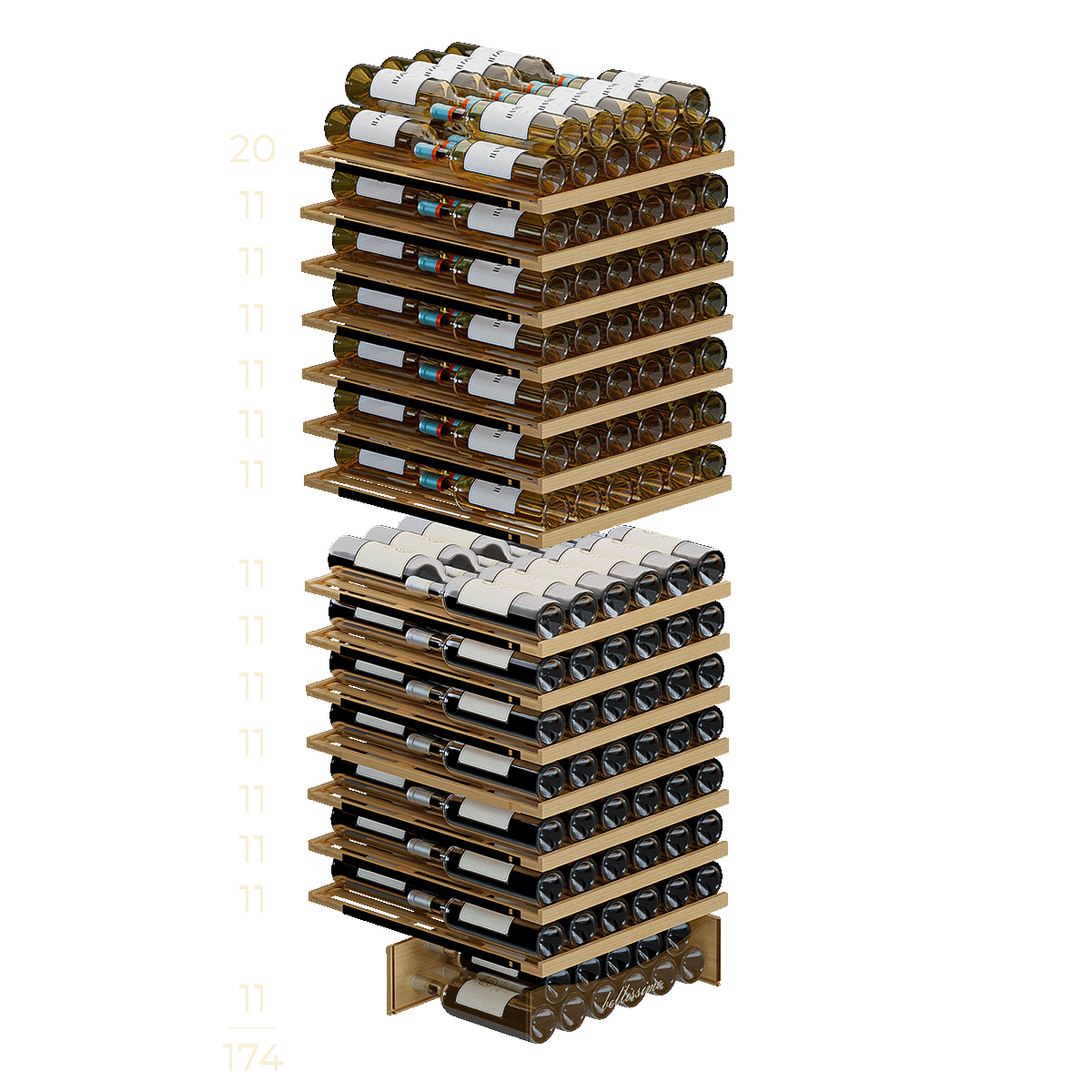 Купить Встраиваемый винный шкаф Meyvel MV163PRO-KST2 — Фото 3