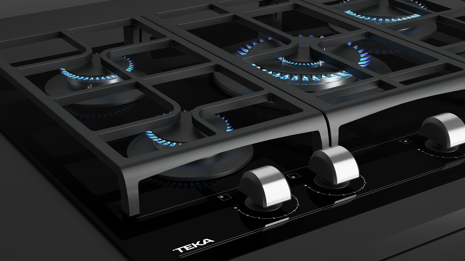 Купить Газовая варочная панель TEKA GZC 75330 XBN NIGHT RIVER BLAC — Фото 3