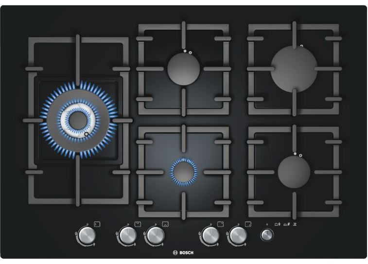 Газовая варочная панель BOSCH PPS 816M91E																		 — описание, фото, цены в интернет-магазине PT Stores