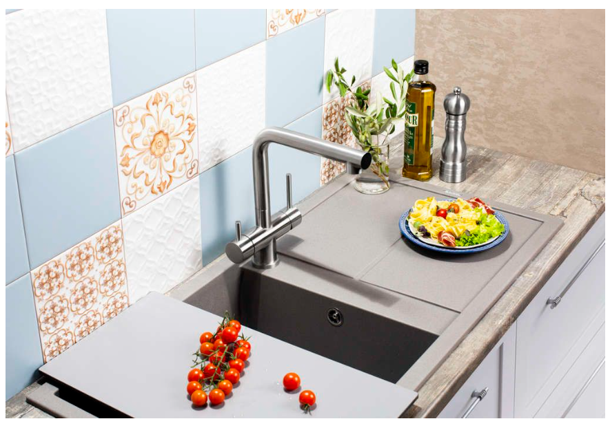 Купить Мойка OMOIKIRI Sumi 100-PL Tetogranit/платина — Фото 3