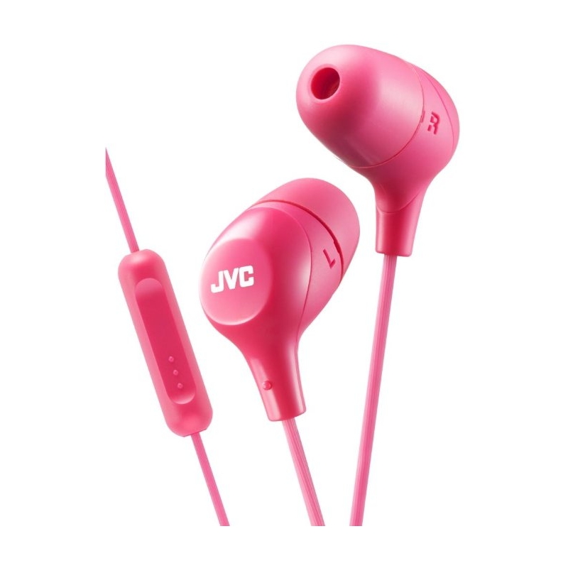 Наушники JVC HA-FX38M-P-E  розовый																		 — описание, фото, цены в интернет-магазине PT Stores