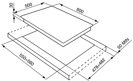 Купить Газовая варочная панель SMEG SPR864RAGH — Фото 2
