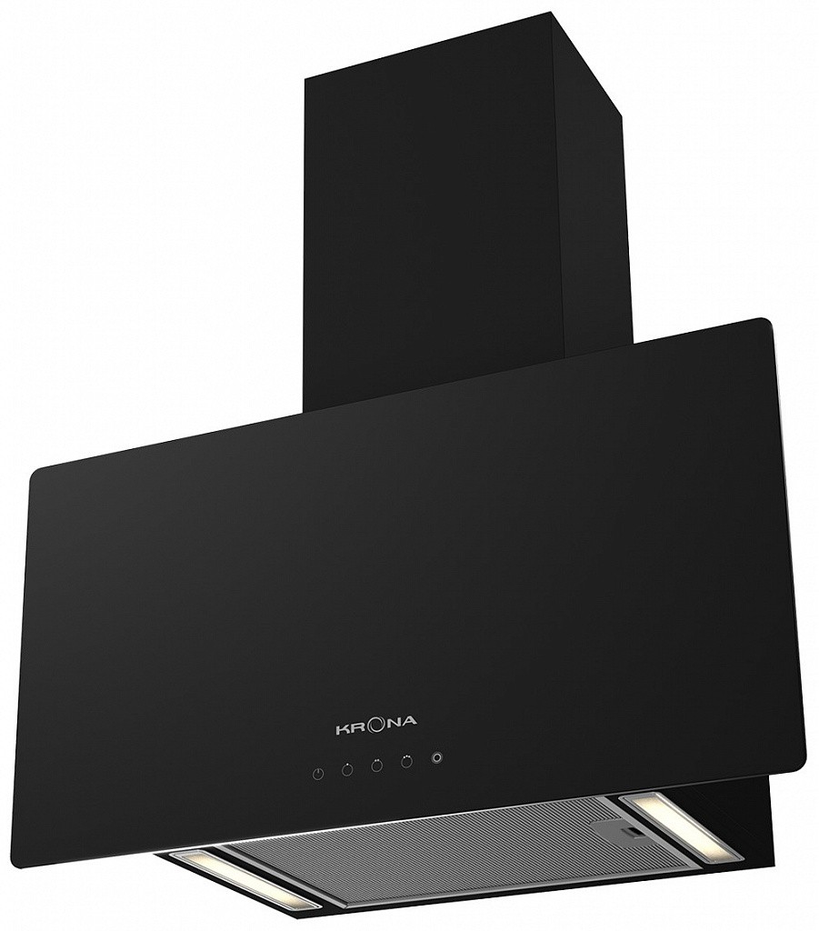 Наклонная вытяжка KRONA CLEMENTINA 600 black S																		 — описание, фото, цены в интернет-магазине PT Stores