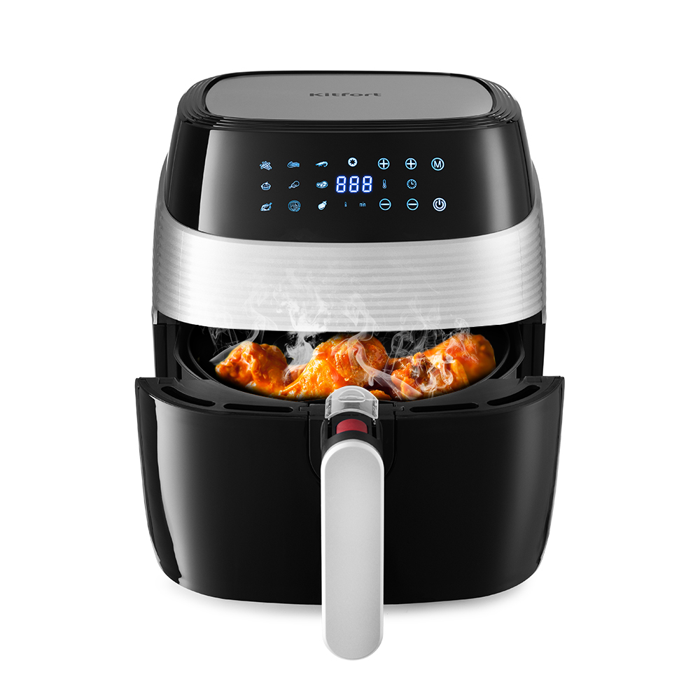 Аэрогриль Kitfort КТ-2229 черный																		 — описание, фото, цены в интернет-магазине PT Stores