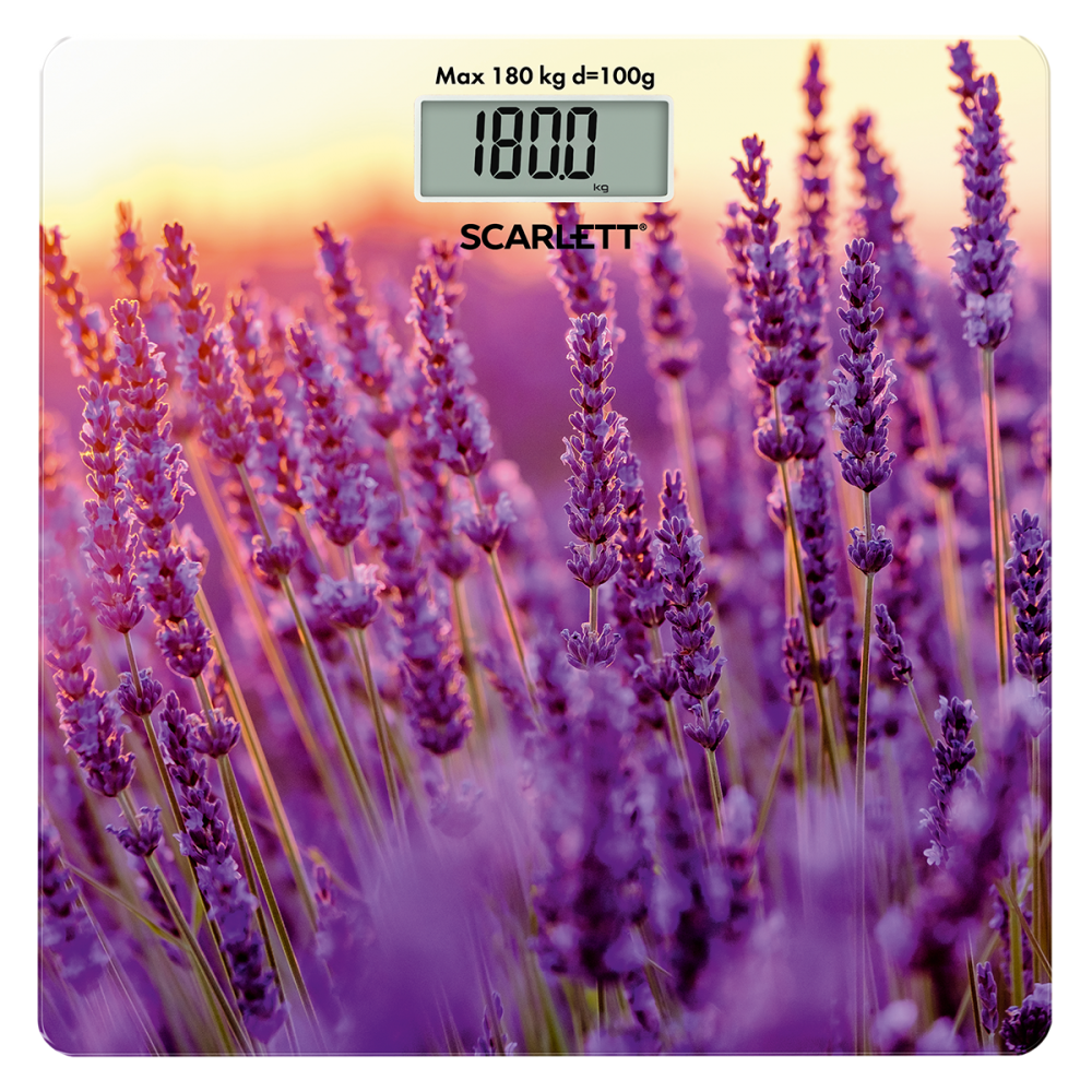 Напольные весы Scarlett SC-BS33E047 Lavender																		 — описание, фото, цены в интернет-магазине PT Stores