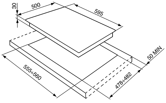 Купить Газовая варочная панель SMEG SRV864AOGH — Фото 3