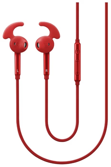 Наушники SAMSUNG EO-EG920L Red																		 — описание, фото, цены в интернет-магазине PT Stores