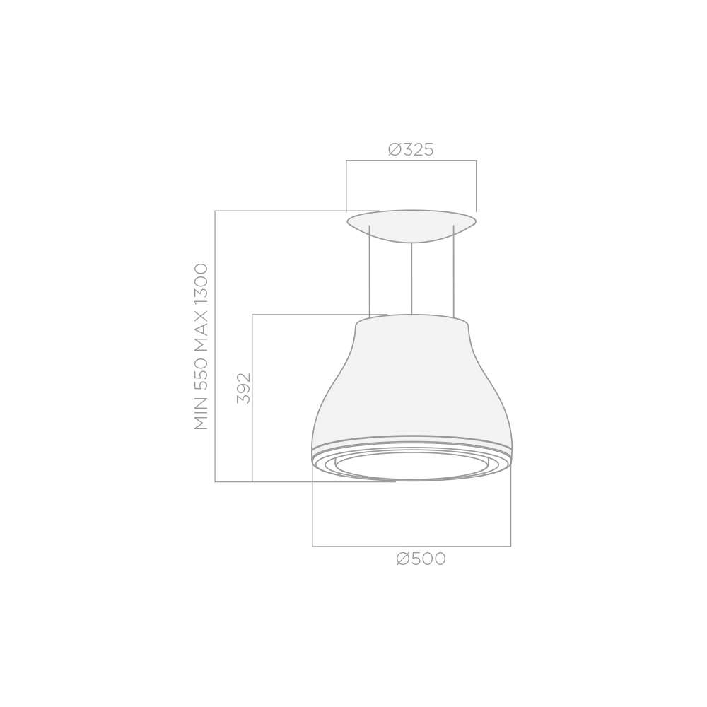 Купить Островная вытяжка ELICA SHINING CAST IRON/F/50 — Фото 3