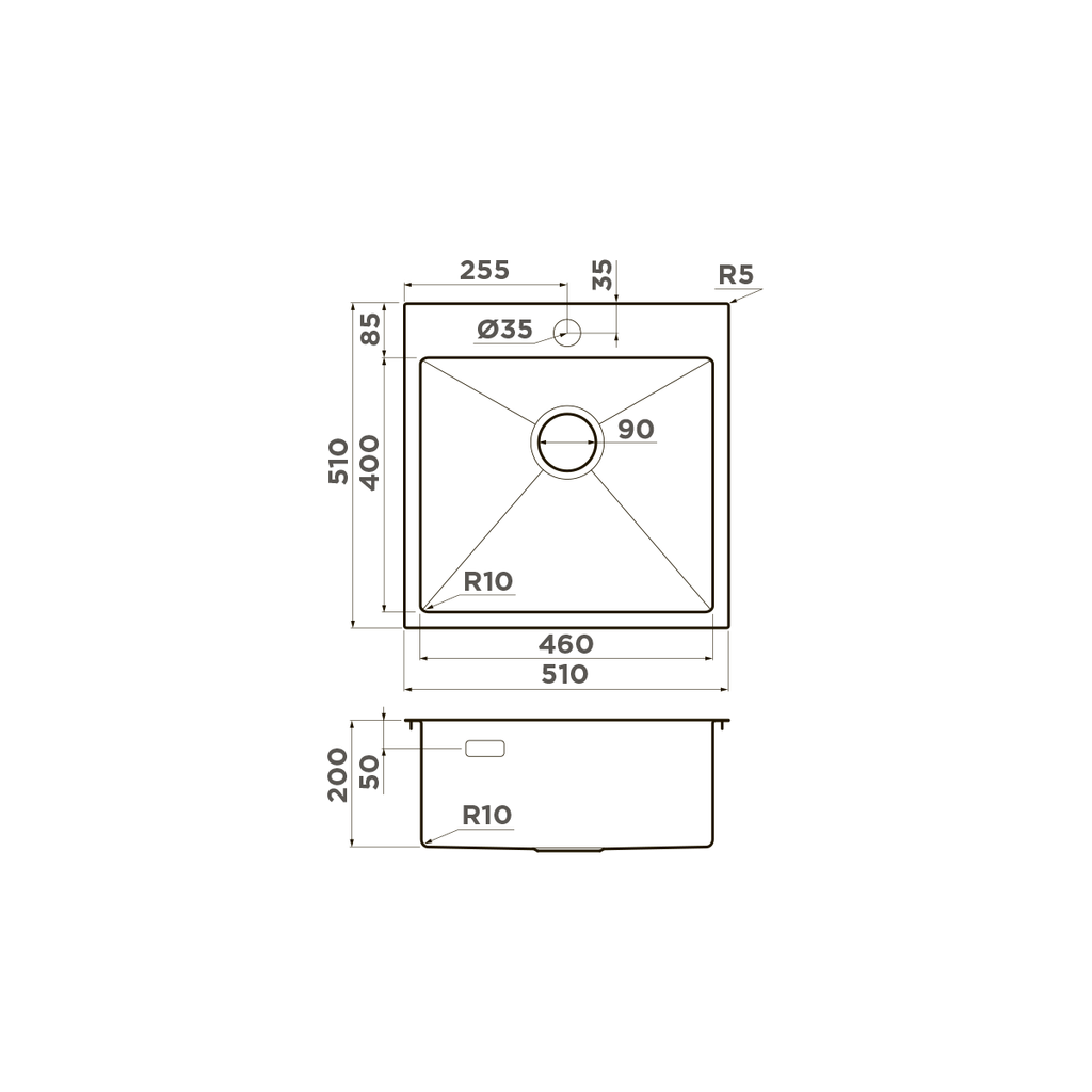 Купить Мойка OMOIKIRI Akisame 51-GB нерж.сталь/графит — Фото 6