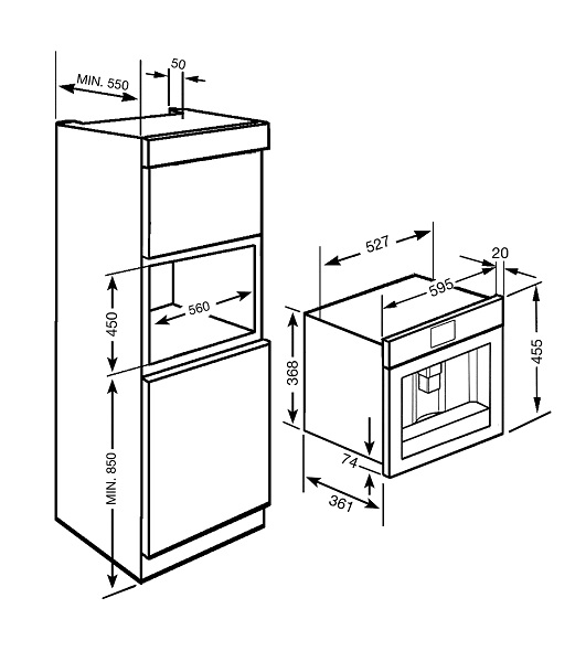 Купить Встраиваемая кофемашина SMEG CMS4101B — Фото 4