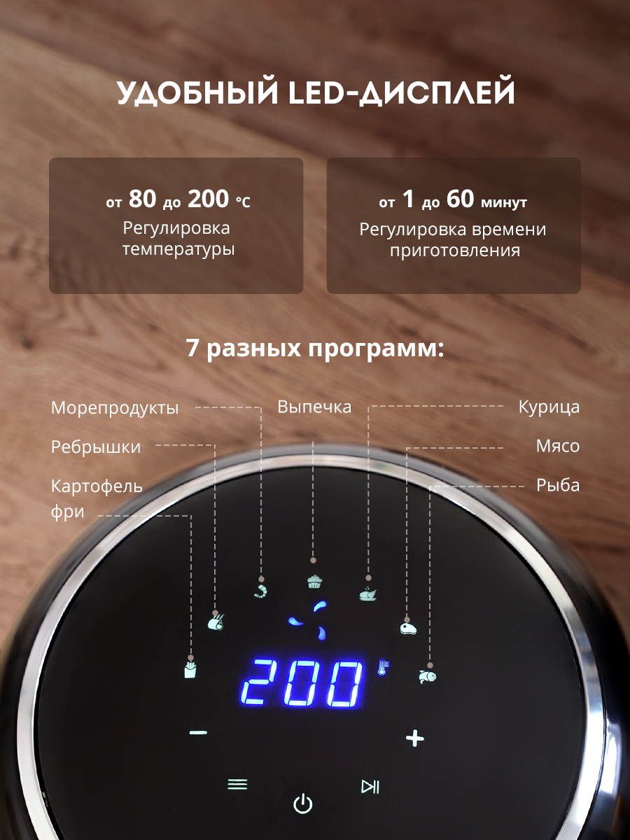 Купить Аэрогриль GALAXY GL 2527 — Фото 2