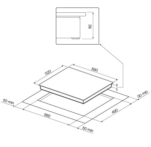 Купить Индукционная варочная панель GRAUDE IK 60.0 — Фото 2