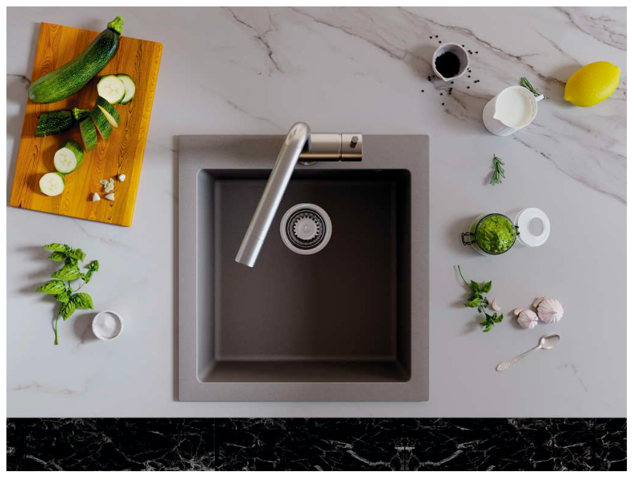 Купить Мойка OMOIKIRI Bosen 47-CH Tetogranit/шампань — Фото 3