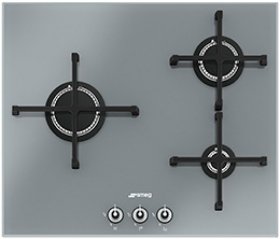 Газовая варочная панель SMEG PV163S																		 — описание, фото, цены в интернет-магазине PT Stores