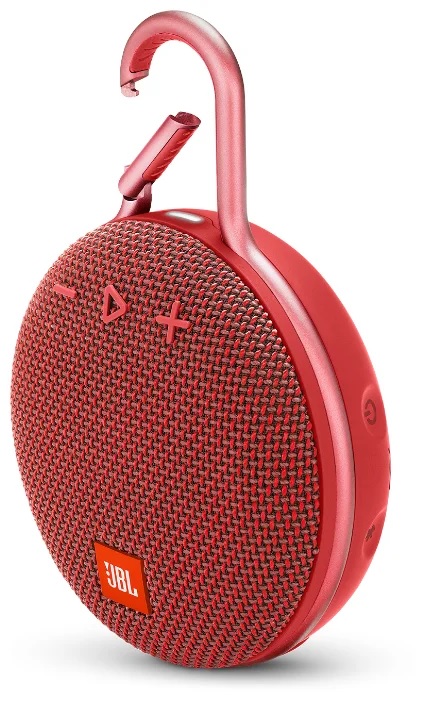 Портативная акустика JBL CLIP 3 red																		 — описание, фото, цены в интернет-магазине PT Stores