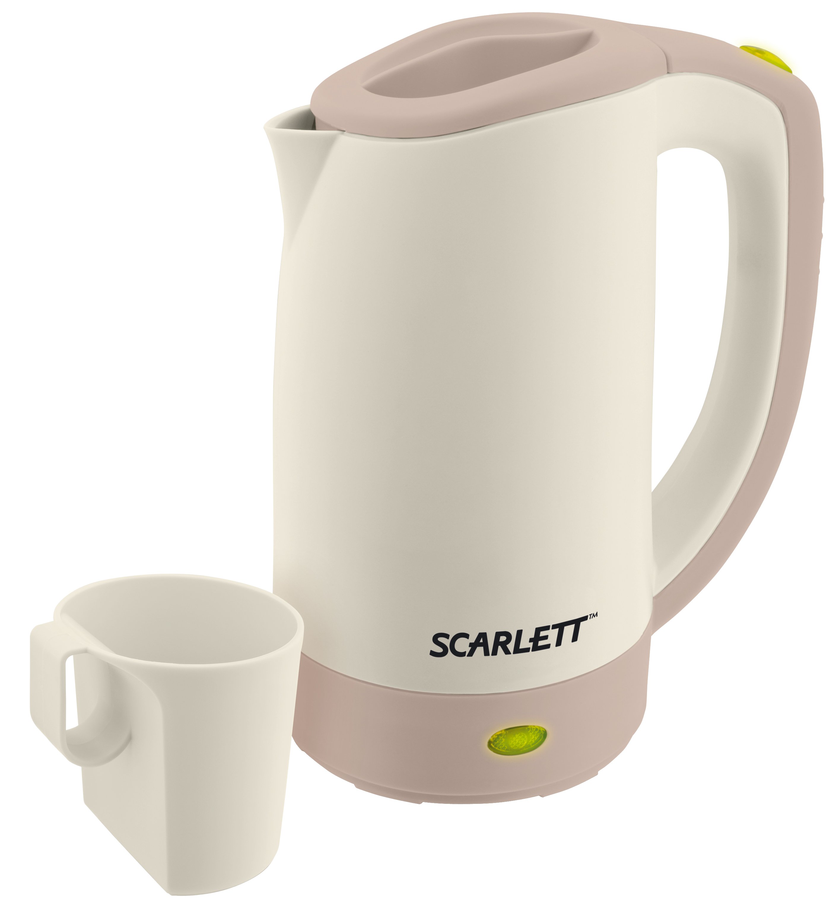 Чайник SCARLETT SC-021 бежевый																		 — описание, фото, цены в интернет-магазине PT Stores