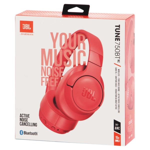 Купить Наушники JBL T750BTNC корал — Фото 2