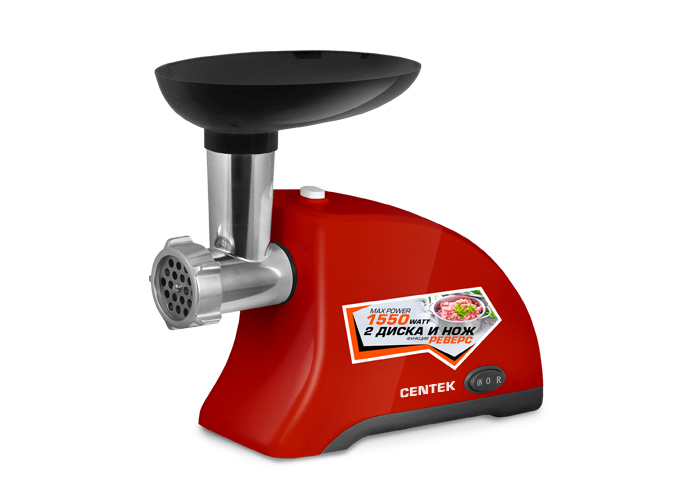 Мясорубка CENTEK CT-1609 Red																		 — описание, фото, цены в интернет-магазине PT Stores