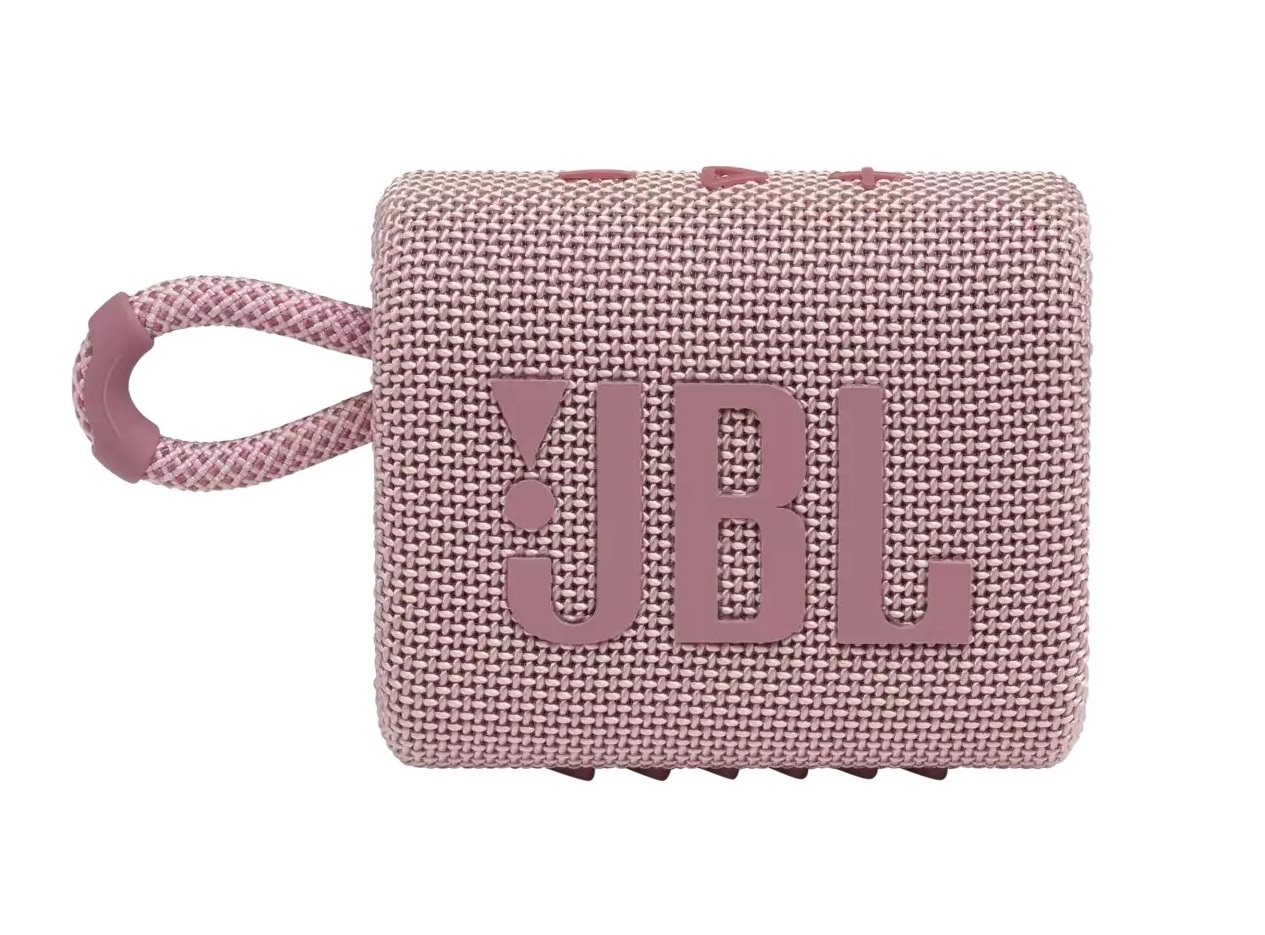 Портативная акустика JBL GO 3 розовый																		 — описание, фото, цены в интернет-магазине PT Stores