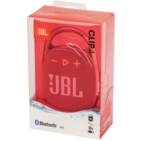 Купить Портативная акустика JBL CLIP 4 красный — Фото 2