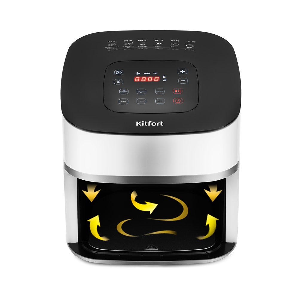 Купить Аэрогриль Kitfort KT-2217 бел/черн — Фото 2