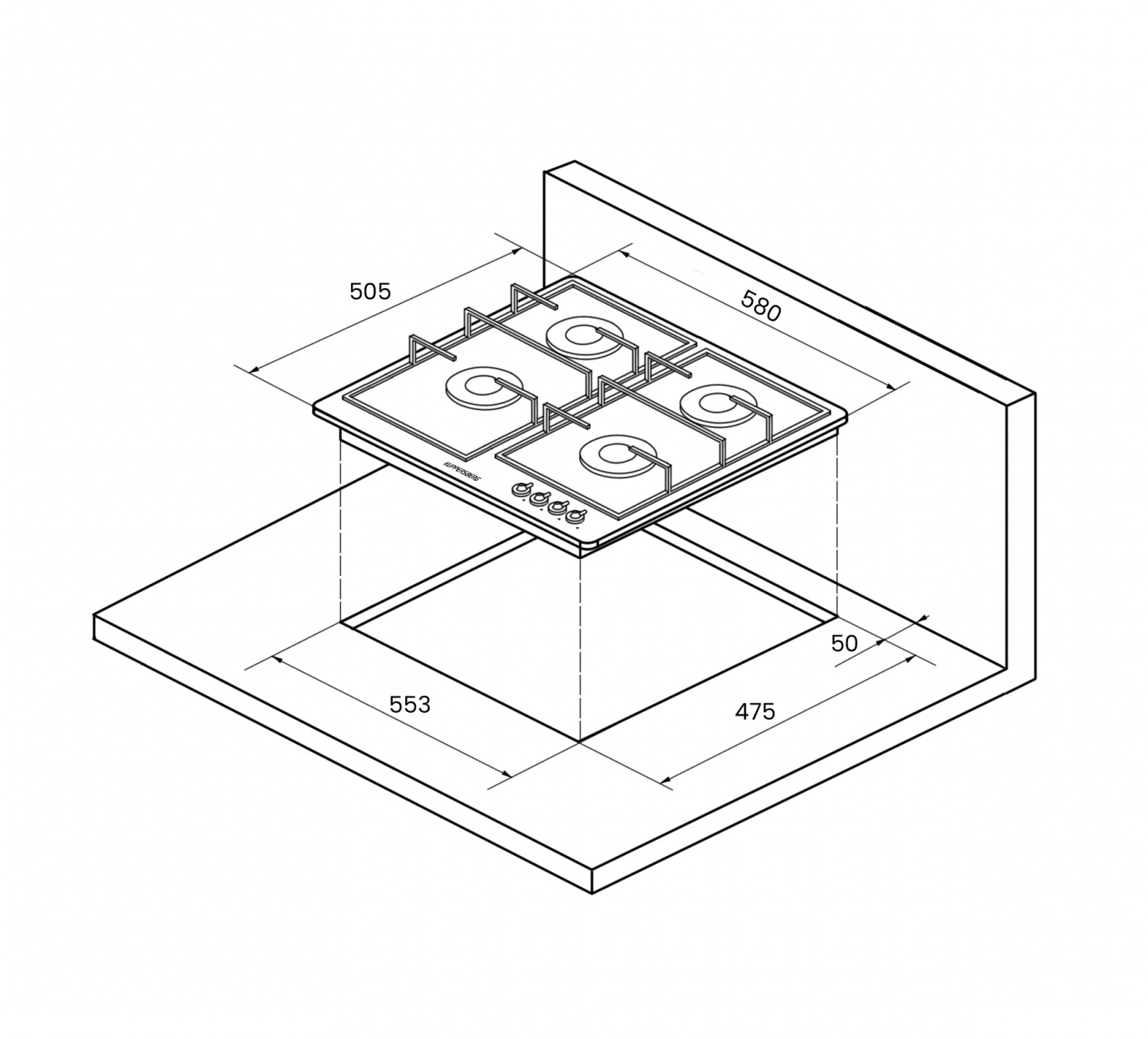 Купить Газовая варочная панель KUPPERSBERG FV6TGRZ W Silver — Фото 4