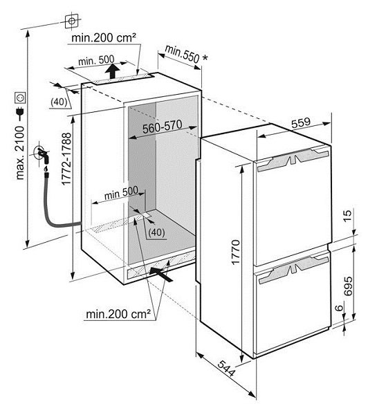 Купить Встраиваемый холодильник LIEBHERR ICN 3376 — Фото 4
