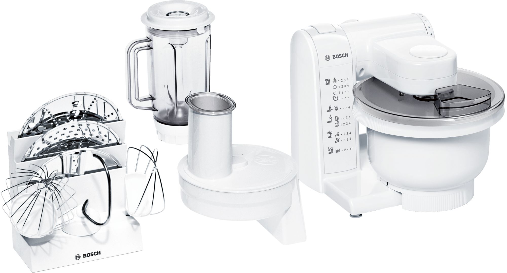 Кухонный комбайн BOSCH MUM 4830																		 — описание, фото, цены в интернет-магазине PT Stores