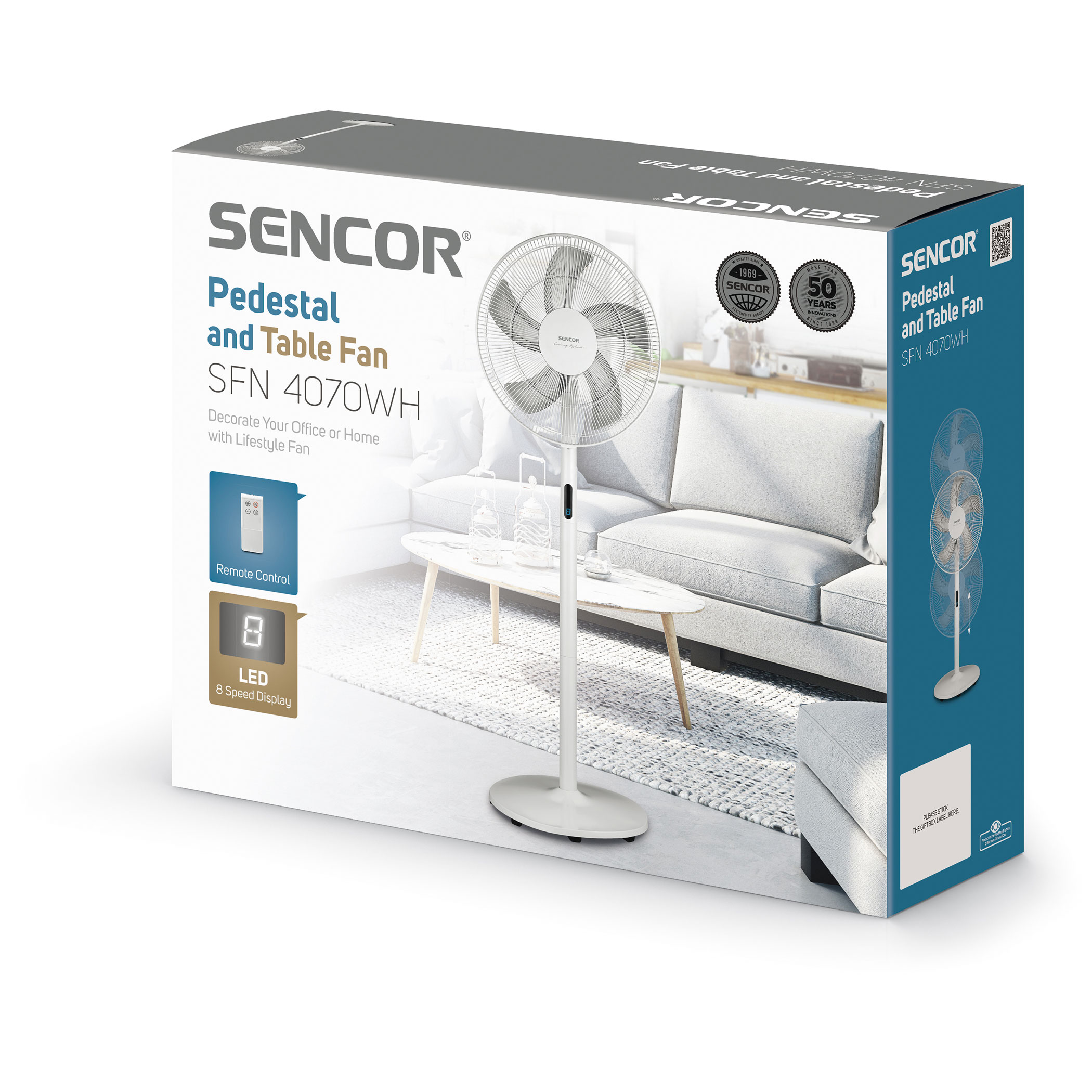 Купить Вентилятор Sencor SFN 4070WH — Фото 13