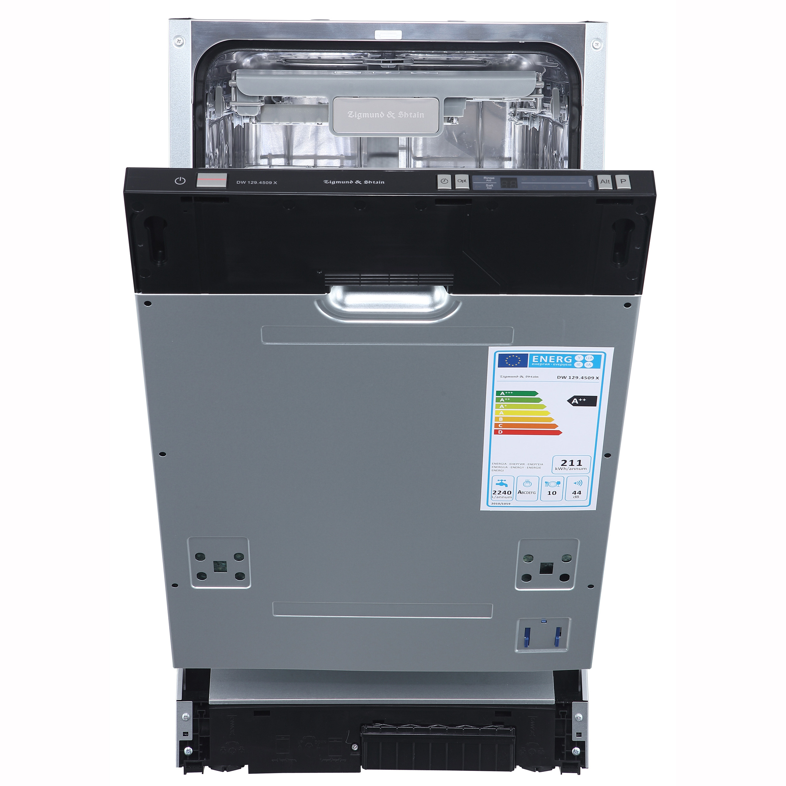 Встраиваемая посудомоечная машина Zigmund & Shtain DW 129.4509 X																		 — описание, фото, цены в интернет-магазине PT Stores