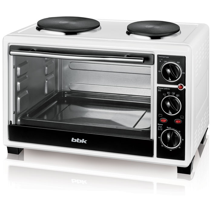 Мини-печь BBK OE2654M-2P, Белый/Черный																		 — описание, фото, цены в интернет-магазине PT Stores