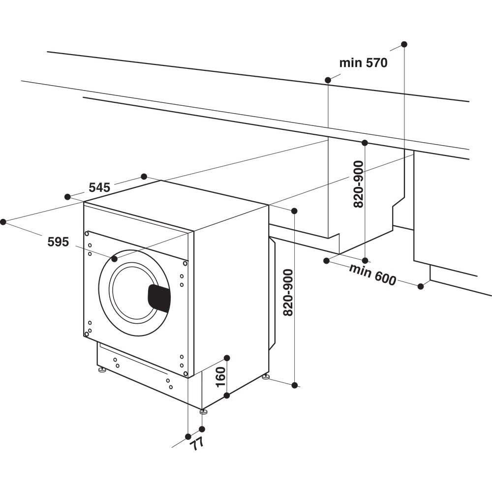 Купить Встраиваемая стиральная машина HOTPOINT-ARISTON BI WDHG 75148 EU — Фото 5
