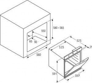 Купить Электрический духовой шкаф CATA CM 760 — Фото 2